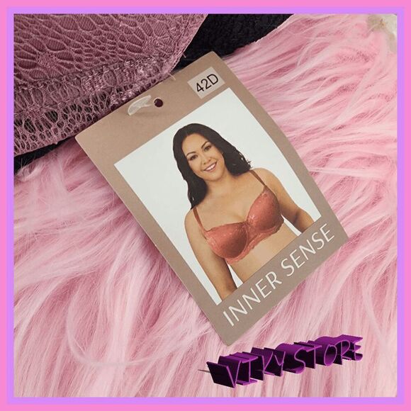 NWT 💕 Prima Valentina 2 Pack Everyday Comfort Bras 42D Support & Style #7100 💕 - Picture 7 of 9